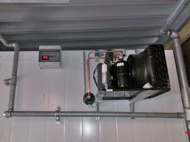 Biojätekylmiön kompressorikoneikko